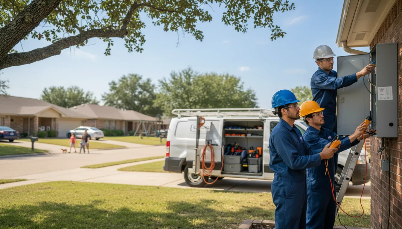 Certified electrician providing emergency electrical services in Clinchco, VA
